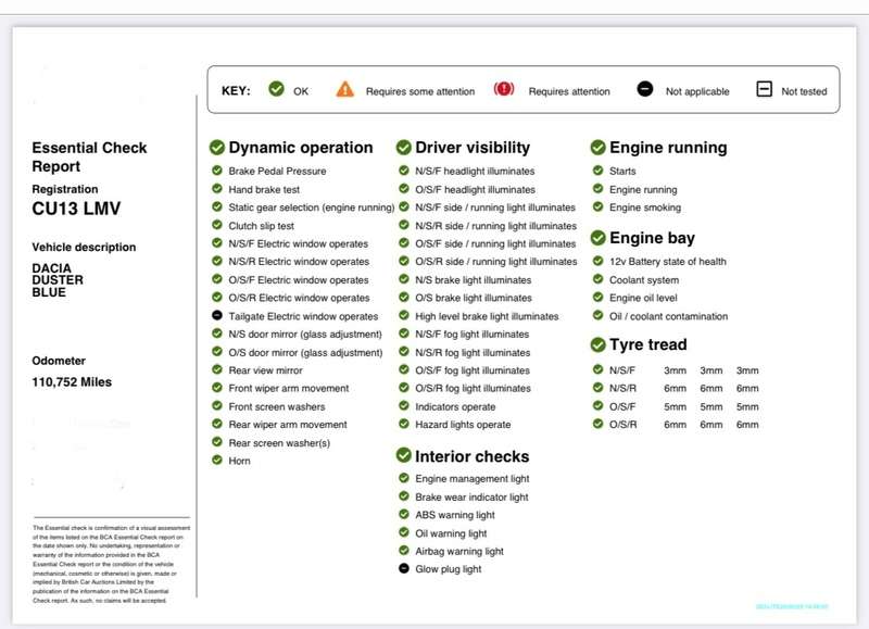 A 2013 DACIA DUSTER LAUREATE DCI A 2013 DACIA DUSTER LAUREATE DCI