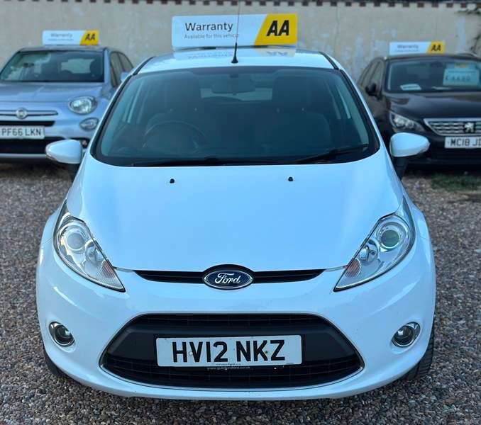 A 2012 FORD FIESTA ZETEC A 2012 FORD FIESTA ZETEC