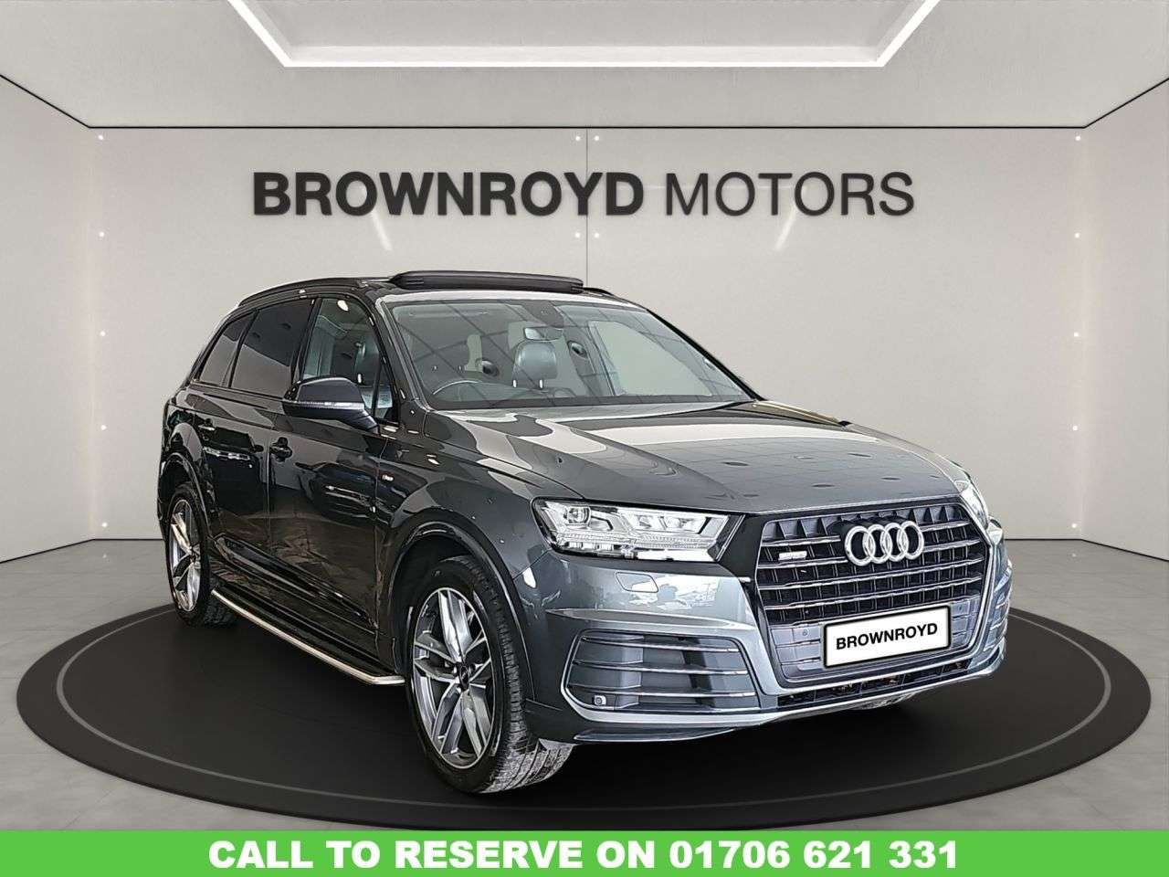 A 2018 AUDI Q7 3.0 TDI V6 S line SUV 5dr Diesel Tiptronic quattro Euro 6 (s/s) (272 ps) A 2018 AUDI Q7 3.0 TDI V6 S line SUV 5dr Diesel Tiptronic quattro Euro 6 (s/s) (272 ps)
