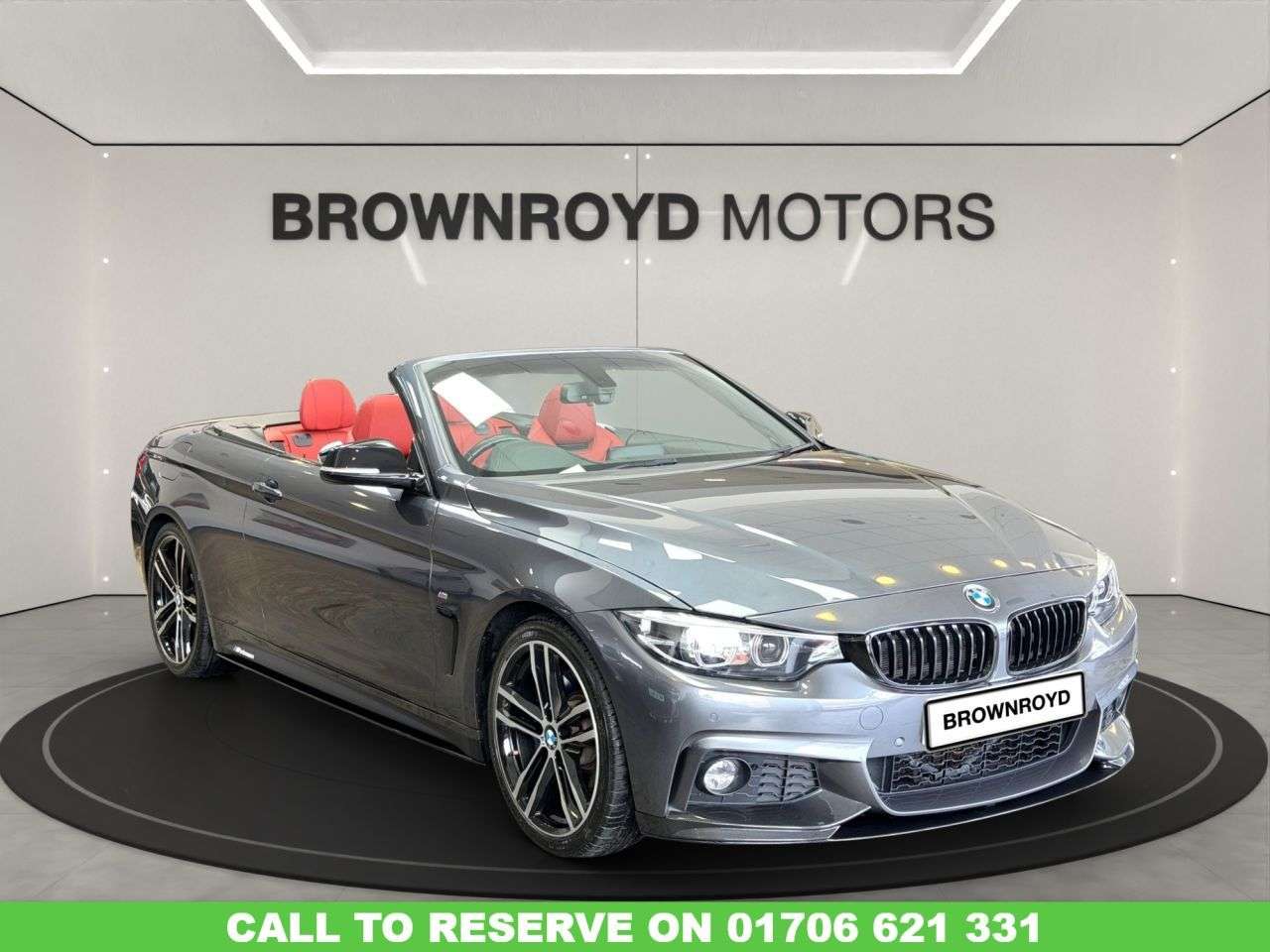 A 2018 BMW 4 SERIES 2.0 420i GPF M Sport Convertible 2dr Petrol Auto Euro 6 (s/s) (184 ps) A 2018 BMW 4 SERIES 2.0 420i GPF M Sport Convertible 2dr Petrol Auto Euro 6 (s/s) (184 ps)