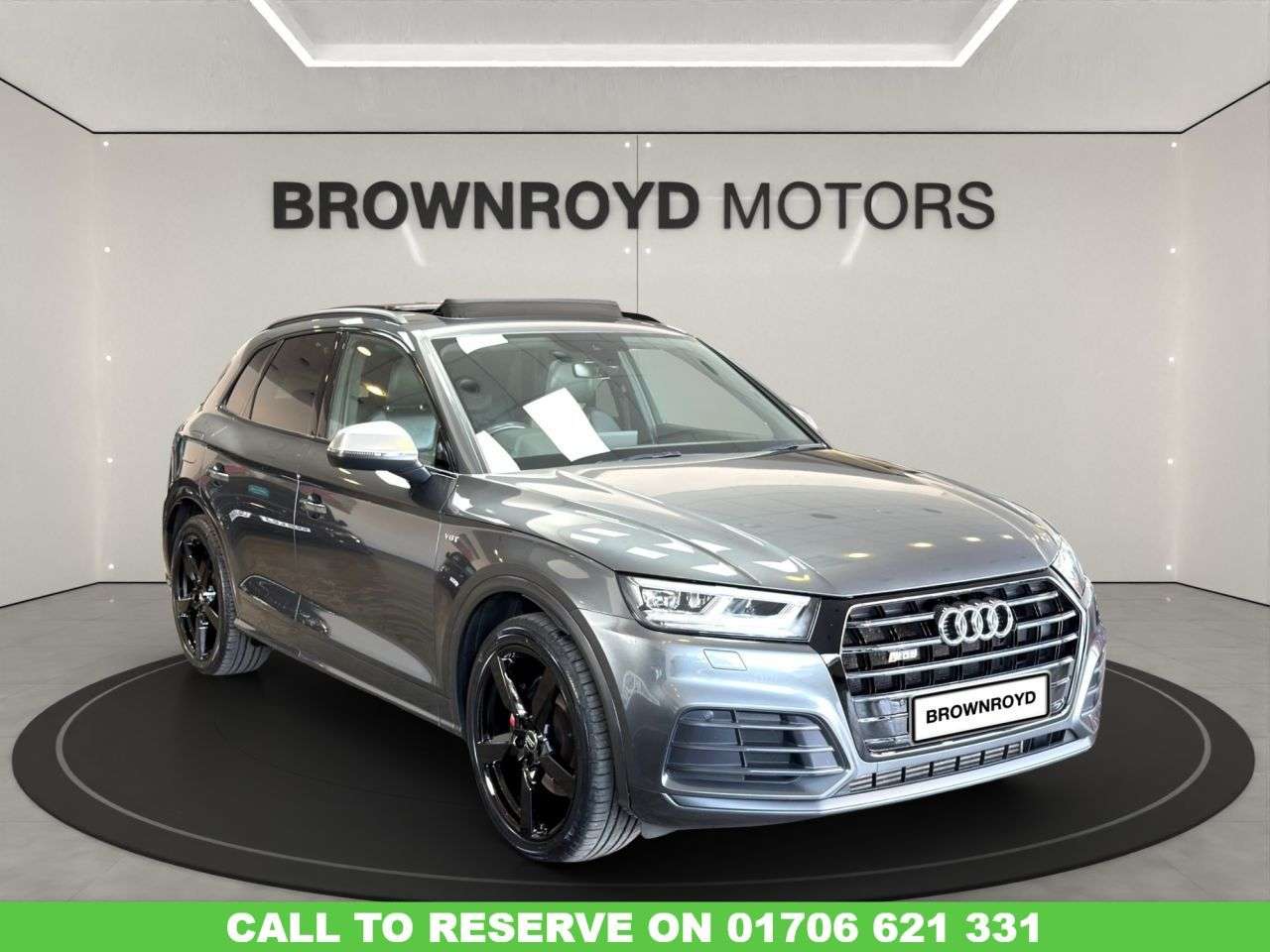 A 2018 AUDI SQ5 3.0 TFSI V6 SUV 5dr Petrol Tiptronic quattro Euro 6 (s/s) (354 ps) A 2018 AUDI SQ5 3.0 TFSI V6 SUV 5dr Petrol Tiptronic quattro Euro 6 (s/s) (354 ps)