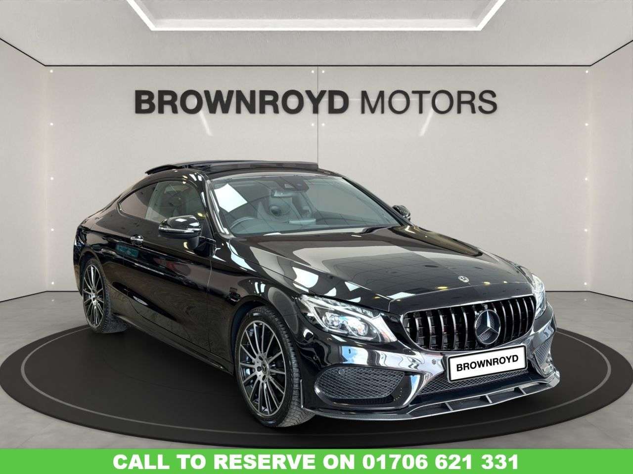 A 2018 MERCEDES-BENZ C-CLASS 2.0 C300 AMG Line (Premium) Coupe 2dr Petrol G-Tronic+ Euro 6 (s/s) (245 ps A 2018 MERCEDES-BENZ C-CLASS 2.0 C300 AMG Line (Premium) Coupe 2dr Petrol G-Tronic+ Euro 6 (s/s) (245 ps