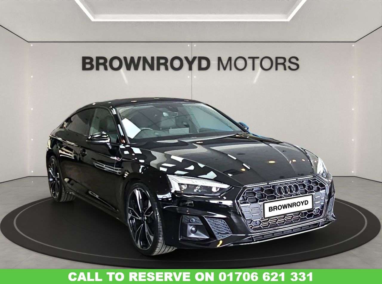 A 2022 AUDI A5 2.0 TFSI 35 Black Edition Sportback 5dr Petrol S Tronic Euro 6 (s/s) (150 p A 2022 AUDI A5 2.0 TFSI 35 Black Edition Sportback 5dr Petrol S Tronic Euro 6 (s/s) (150 p