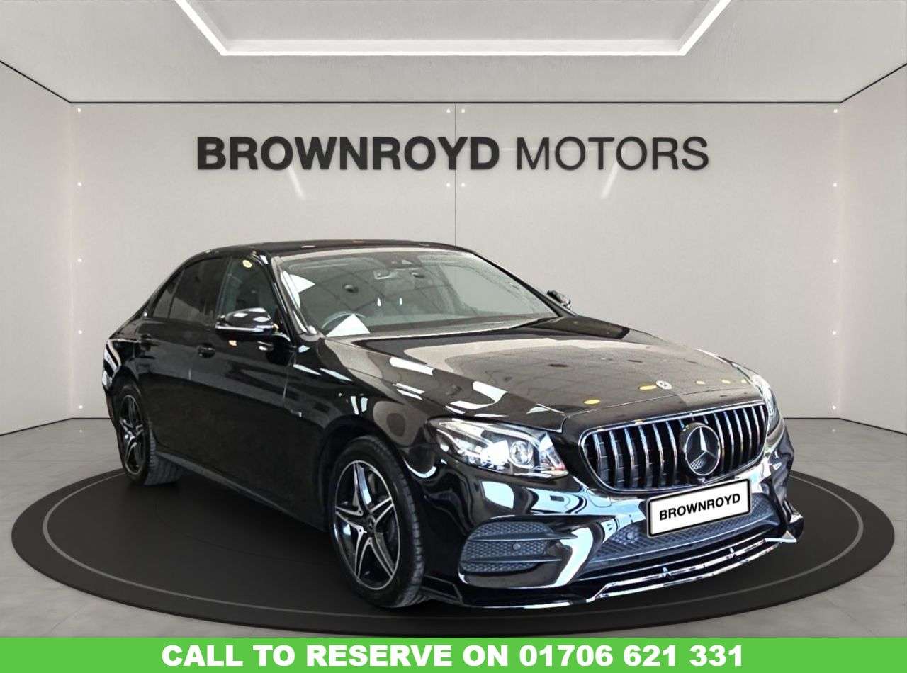 A 2019 MERCEDES-BENZ E CLASS 2.0 E300de 13.5kWh AMG Line (Premium) Saloon 4dr Diesel Plug-in Hybrid G-Tr A 2019 MERCEDES-BENZ E CLASS 2.0 E300de 13.5kWh AMG Line (Premium) Saloon 4dr Diesel Plug-in Hybrid G-Tr