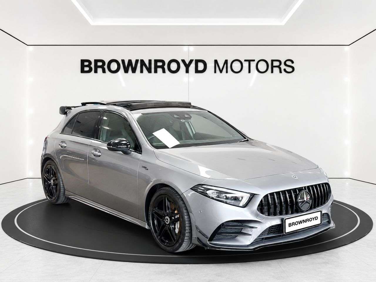 A 2019 MERCEDES-BENZ A CLASS 2.0 A35 AMG (Premium Plus) Hatchback 5dr Petrol SpdS DCT 4MATIC Euro 6 (s/s A 2019 MERCEDES-BENZ A CLASS 2.0 A35 AMG (Premium Plus) Hatchback 5dr Petrol SpdS DCT 4MATIC Euro 6 (s/s