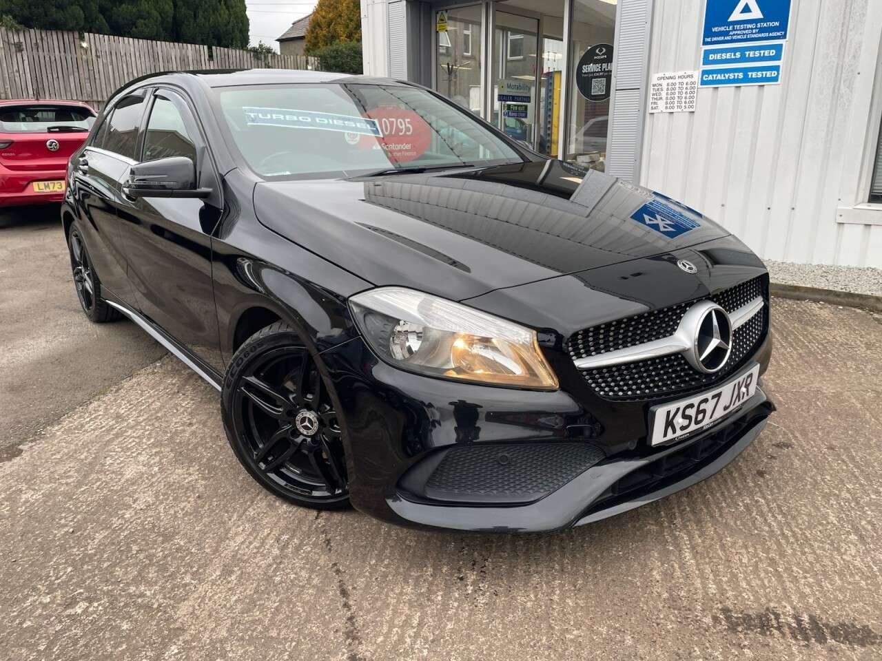 A 2017 MERCEDES-BENZ A-CLASS 1.5 A180d AMG Line Hatchback 5dr Diesel Manual Euro 6 (s/s) (109 ps) A 2017 MERCEDES-BENZ A-CLASS 1.5 A180d AMG Line Hatchback 5dr Diesel Manual Euro 6 (s/s) (109 ps)