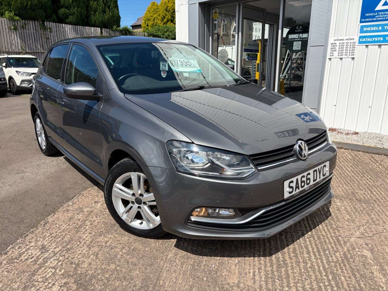 A 2016 VOLKSWAGEN POLO 1.2 TSI BlueMotion Tech Match Hatchback 5dr Petrol Manual Euro 6 (s/s) (90 A 2016 VOLKSWAGEN POLO 1.2 TSI BlueMotion Tech Match Hatchback 5dr Petrol Manual Euro 6 (s/s) (90