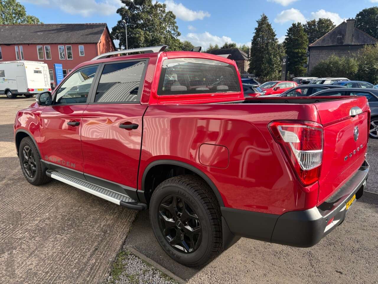 A 2025 KGM MUSSO Q261 SARACEN 2.2D Saracen Pickup Double Cab 4dr Diesel Auto 4WD Euro 6 (202 ps) A 2025 KGM MUSSO Q261 SARACEN 2.2D Saracen Pickup Double Cab 4dr Diesel Auto 4WD Euro 6 (202 ps)