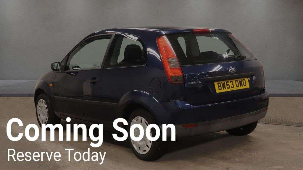 A 2004 FORD FIESTA 1.25 LX Hatchback 3dr Petrol Manual (155 g/km, 74 bhp) LOW MILEAGE A 2004 FORD FIESTA 1.25 LX Hatchback 3dr Petrol Manual (155 g/km, 74 bhp) LOW MILEAGE