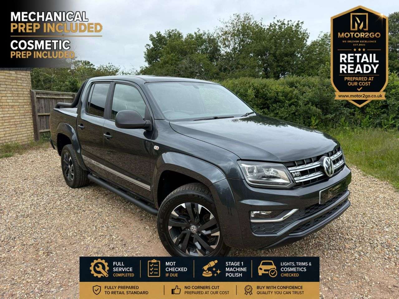 A 2018 VOLKSWAGEN AMAROK 3.0 TDI V6 Dark Label Pickup Double Cab 4dr Diesel Auto 4Motion Euro 6 (s/s A 2018 VOLKSWAGEN AMAROK 3.0 TDI V6 Dark Label Pickup Double Cab 4dr Diesel Auto 4Motion Euro 6 (s/s