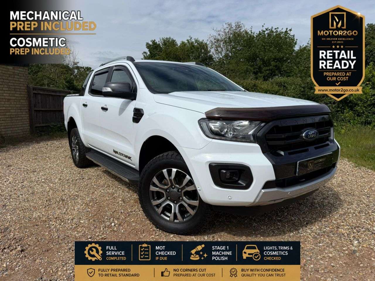 A 2020 FORD RANGER 2.0 EcoBlue Wildtrak Pickup Double Cab 4dr Diesel Auto 4WD Euro 6 (s/s) (21 A 2020 FORD RANGER 2.0 EcoBlue Wildtrak Pickup Double Cab 4dr Diesel Auto 4WD Euro 6 (s/s) (21