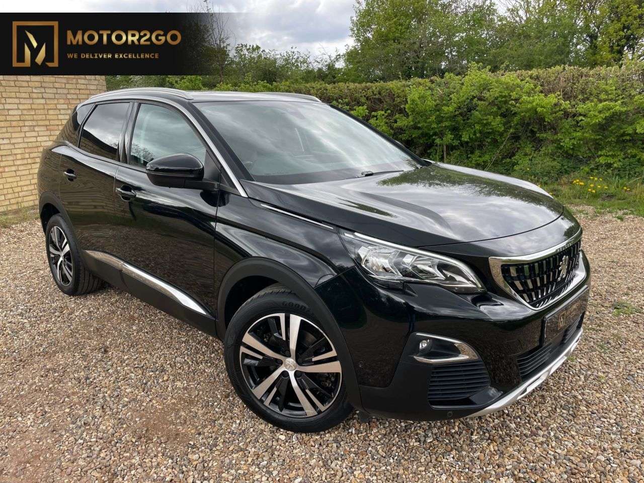 A 2017 PEUGEOT 3008 1.2 PureTech Allure SUV 5dr Petrol Manual Euro 6 (s/s) (130 ps) BLACK, PURE A 2017 PEUGEOT 3008 1.2 PureTech Allure SUV 5dr Petrol Manual Euro 6 (s/s) (130 ps) BLACK, PURE