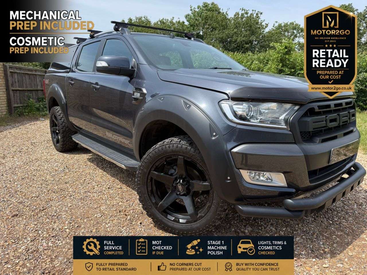 A 2017 FORD RANGER 3.2 TDCi Wildtrak Pickup Double Cab 4dr Diesel Auto 4WD Euro 5 (200 ps) ROO A 2017 FORD RANGER 3.2 TDCi Wildtrak Pickup Double Cab 4dr Diesel Auto 4WD Euro 5 (200 ps) ROO