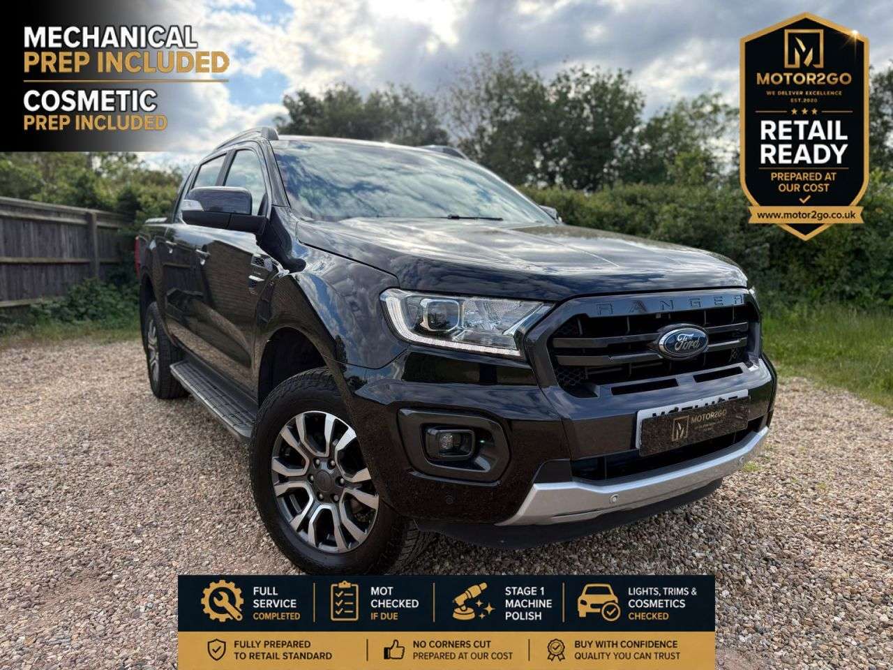 A 2022 FORD RANGER 2.0 EcoBlue Wildtrak Pickup Double Cab 4dr Diesel Auto 4WD Euro 6 (s/s) (21 A 2022 FORD RANGER 2.0 EcoBlue Wildtrak Pickup Double Cab 4dr Diesel Auto 4WD Euro 6 (s/s) (21