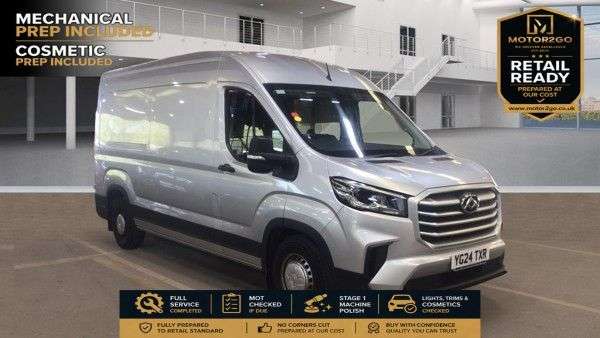 A 2024 MAXUS DELIVER 9 2.0 D20 Panel Van 5dr Diesel Manual FWD L3 H2 Euro 6 (s/s) (163 ps) 2 KEYS A 2024 MAXUS DELIVER 9 2.0 D20 Panel Van 5dr Diesel Manual FWD L3 H2 Euro 6 (s/s) (163 ps) 2 KEYS