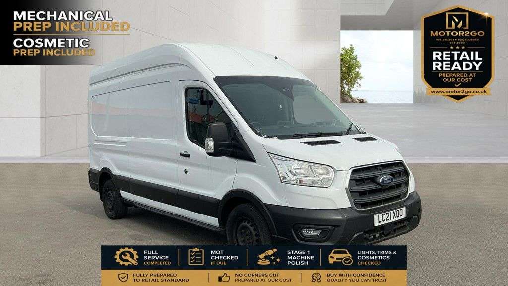 A 2021 FORD TRANSIT 2.0 350 EcoBlue Trend Panel Van 5dr Diesel Manual FWD L3 H3 Euro 6 (s/s) (1 A 2021 FORD TRANSIT 2.0 350 EcoBlue Trend Panel Van 5dr Diesel Manual FWD L3 H3 Euro 6 (s/s) (1