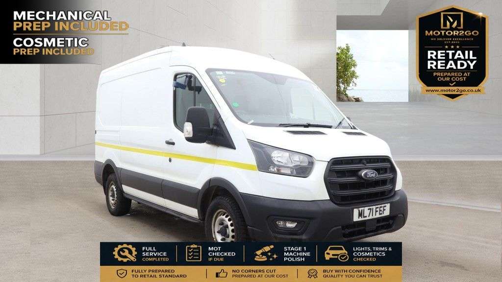 A 2021 FORD TRANSIT 2.0 350 EcoBlue Leader Panel Van 5dr Diesel Manual AWD L2 H2 Euro 6 (s/s) ( A 2021 FORD TRANSIT 2.0 350 EcoBlue Leader Panel Van 5dr Diesel Manual AWD L2 H2 Euro 6 (s/s) (