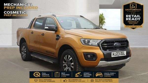A 2023 FORD RANGER 2.0 EcoBlue Wildtrak Pickup Double Cab 4dr Diesel Auto 4WD Euro 6 (s/s) (21 A 2023 FORD RANGER 2.0 EcoBlue Wildtrak Pickup Double Cab 4dr Diesel Auto 4WD Euro 6 (s/s) (21