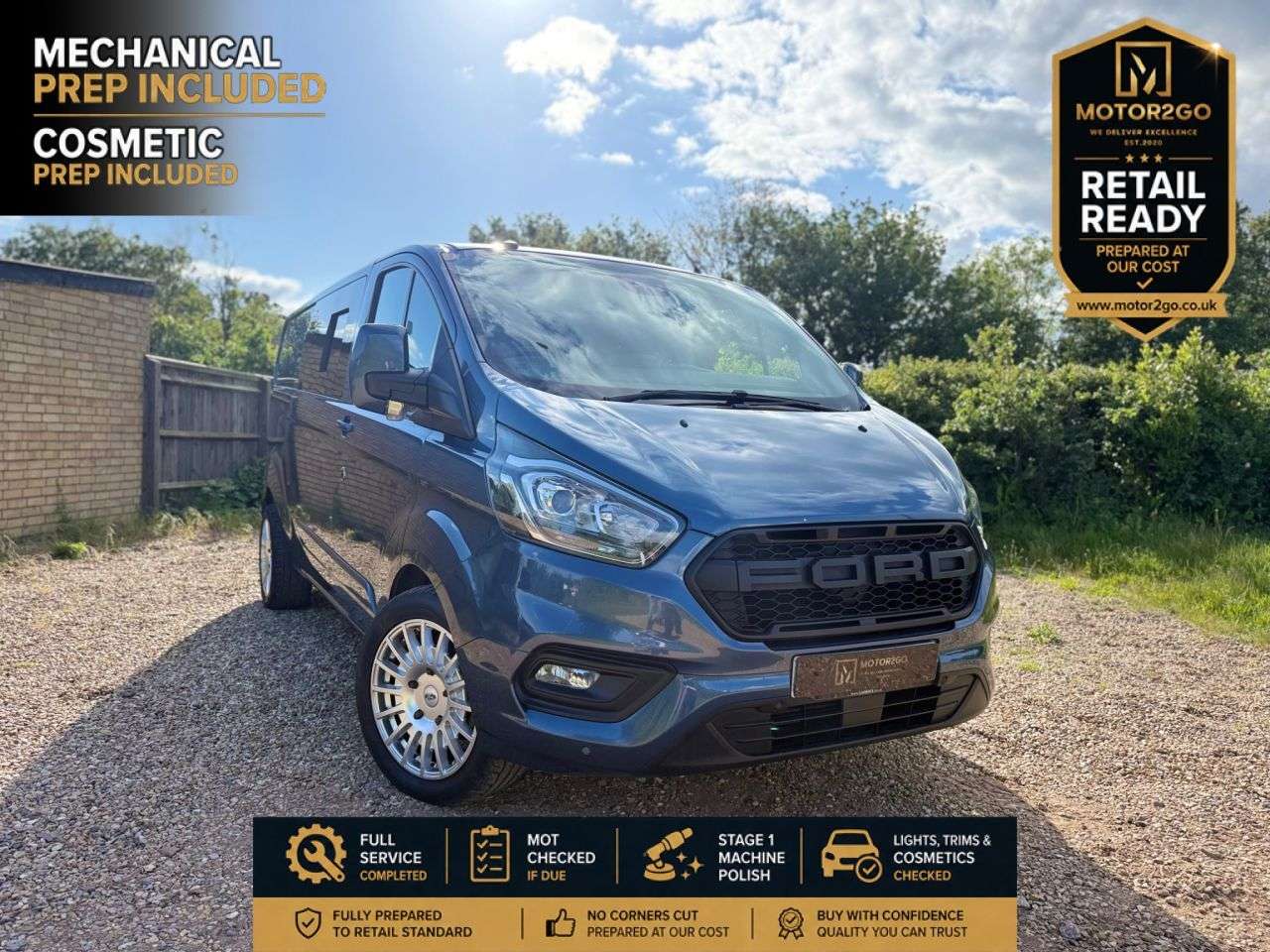A 2019 FORD TRANSIT CUSTOM 2.0 300 EcoBlue Limited Panel Van 5dr Diesel Auto L2 H1 Euro 6 (s/s) (170 p A 2019 FORD TRANSIT CUSTOM 2.0 300 EcoBlue Limited Panel Van 5dr Diesel Auto L2 H1 Euro 6 (s/s) (170 p
