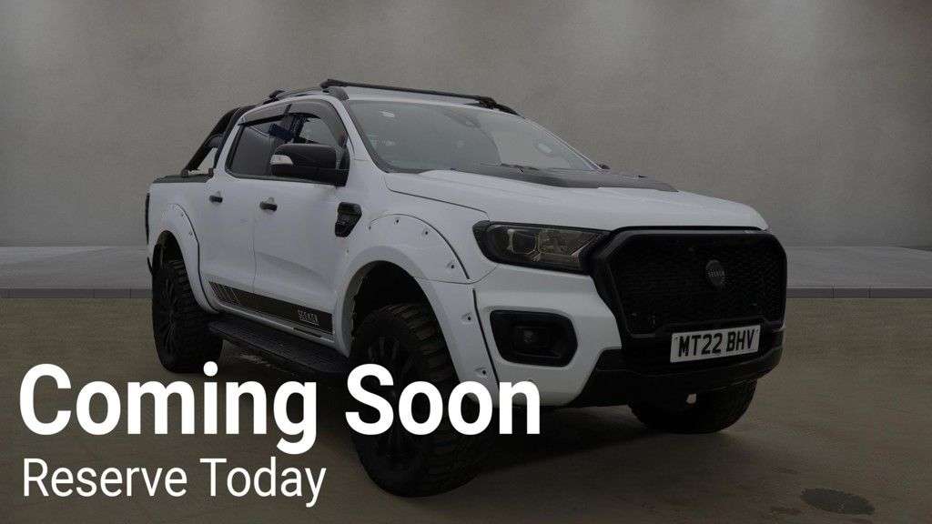 A 2022 FORD RANGER 2.0 EcoBlue Wildtrak Pickup Double Cab 4dr Diesel Auto 4WD Euro 6 (s/s) (21 A 2022 FORD RANGER 2.0 EcoBlue Wildtrak Pickup Double Cab 4dr Diesel Auto 4WD Euro 6 (s/s) (21