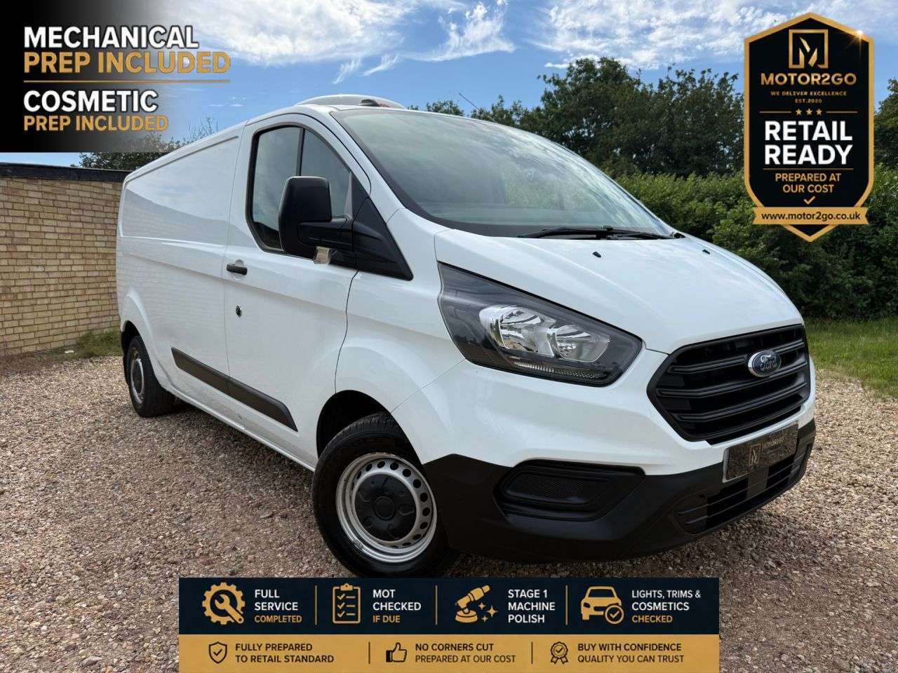 A 2022 FORD TRANSIT CUSTOM 2.0 300 EcoBlue Leader Panel Van 5dr Diesel Manual L2 H1 Euro 6 (s/s) (130 A 2022 FORD TRANSIT CUSTOM 2.0 300 EcoBlue Leader Panel Van 5dr Diesel Manual L2 H1 Euro 6 (s/s) (130