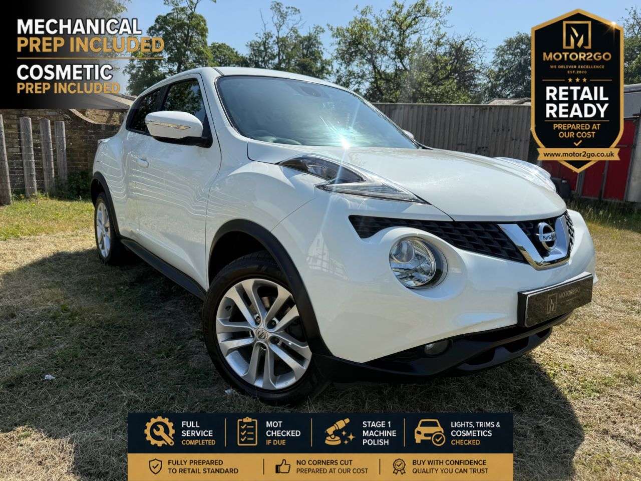 A 2018 NISSAN JUKE 1.2 DIG-T N-Connecta SUV 5dr Petrol Manual Euro 6 (s/s) (115 ps) WHITE-BLUE A 2018 NISSAN JUKE 1.2 DIG-T N-Connecta SUV 5dr Petrol Manual Euro 6 (s/s) (115 ps) WHITE-BLUE