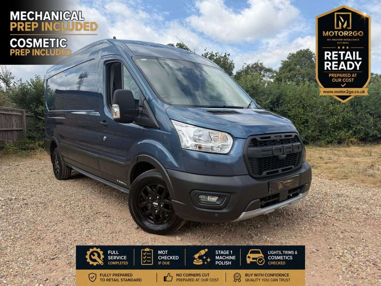 A 2021 FORD TRANSIT 2.0 350 EcoBlue Trail Panel Van 5dr Diesel Manual FWD L3 H2 Euro 6 (s/s) (1 A 2021 FORD TRANSIT 2.0 350 EcoBlue Trail Panel Van 5dr Diesel Manual FWD L3 H2 Euro 6 (s/s) (1