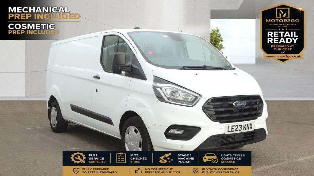 A 2023 FORD TRANSIT CUSTOM 2.0 320 EcoBlue Trend Panel Van 5dr Diesel Manual L2 H1 Euro 6 (130 ps) ROO A 2023 FORD TRANSIT CUSTOM 2.0 320 EcoBlue Trend Panel Van 5dr Diesel Manual L2 H1 Euro 6 (130 ps) ROO