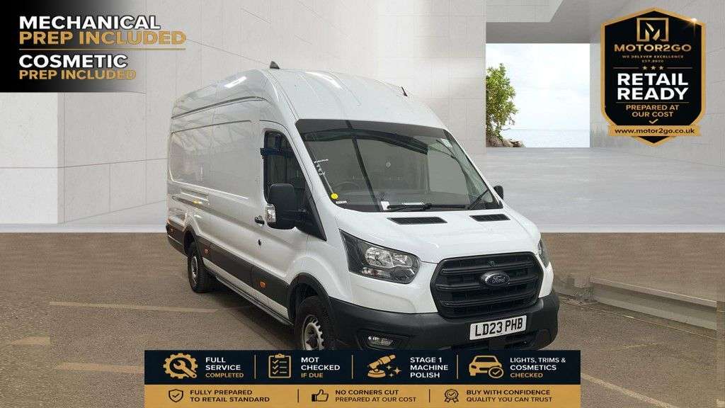 A 2023 FORD TRANSIT 2.0 350 EcoBlue Leader Panel Van 5dr Diesel Manual RWD L4 H3 Euro 6 (s/s) ( A 2023 FORD TRANSIT 2.0 350 EcoBlue Leader Panel Van 5dr Diesel Manual RWD L4 H3 Euro 6 (s/s) (