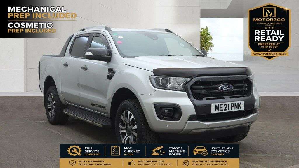 A 2021 FORD RANGER 2.0 EcoBlue Wildtrak Pickup Double Cab 4dr Diesel Auto 4WD Euro 6 (s/s) (21 A 2021 FORD RANGER 2.0 EcoBlue Wildtrak Pickup Double Cab 4dr Diesel Auto 4WD Euro 6 (s/s) (21