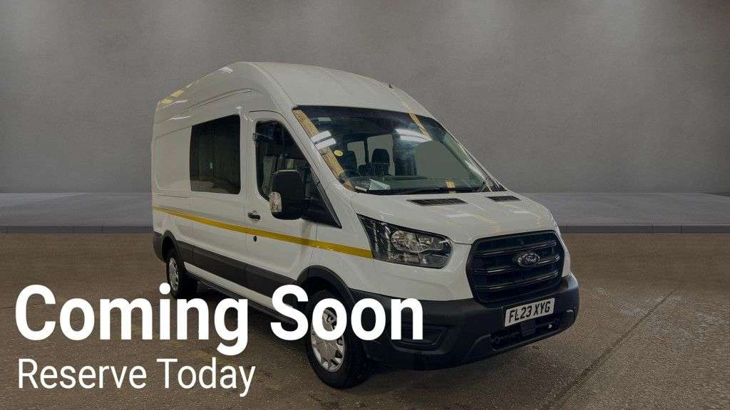 A 2023 FORD TRANSIT 2.0 350 EcoBlue Leader Crew Van Double Cab 6dr Diesel Manual RWD L3 H3 Euro A 2023 FORD TRANSIT 2.0 350 EcoBlue Leader Crew Van Double Cab 6dr Diesel Manual RWD L3 H3 Euro