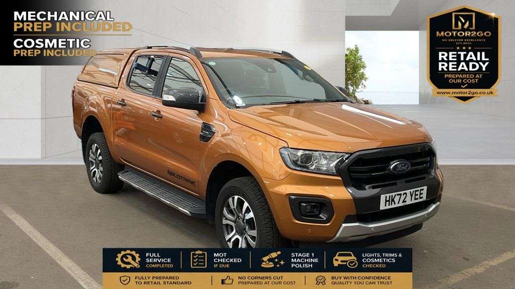 A 2022 FORD RANGER 2.0 EcoBlue Wildtrak Pickup Double Cab 4dr Diesel Auto 4WD Euro 6 (s/s) (21 A 2022 FORD RANGER 2.0 EcoBlue Wildtrak Pickup Double Cab 4dr Diesel Auto 4WD Euro 6 (s/s) (21