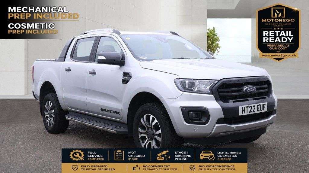A 2022 FORD RANGER 2.0 EcoBlue Wildtrak Pickup Double Cab 4dr Diesel Auto 4WD Euro 6 (s/s) (21 A 2022 FORD RANGER 2.0 EcoBlue Wildtrak Pickup Double Cab 4dr Diesel Auto 4WD Euro 6 (s/s) (21