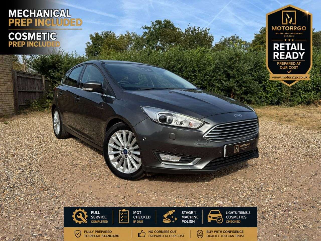 A 2014 FORD FOCUS 1.0T EcoBoost Titanium X Hatchback 5dr Petrol Manual Euro 6 (s/s) (125 ps) A 2014 FORD FOCUS 1.0T EcoBoost Titanium X Hatchback 5dr Petrol Manual Euro 6 (s/s) (125 ps)