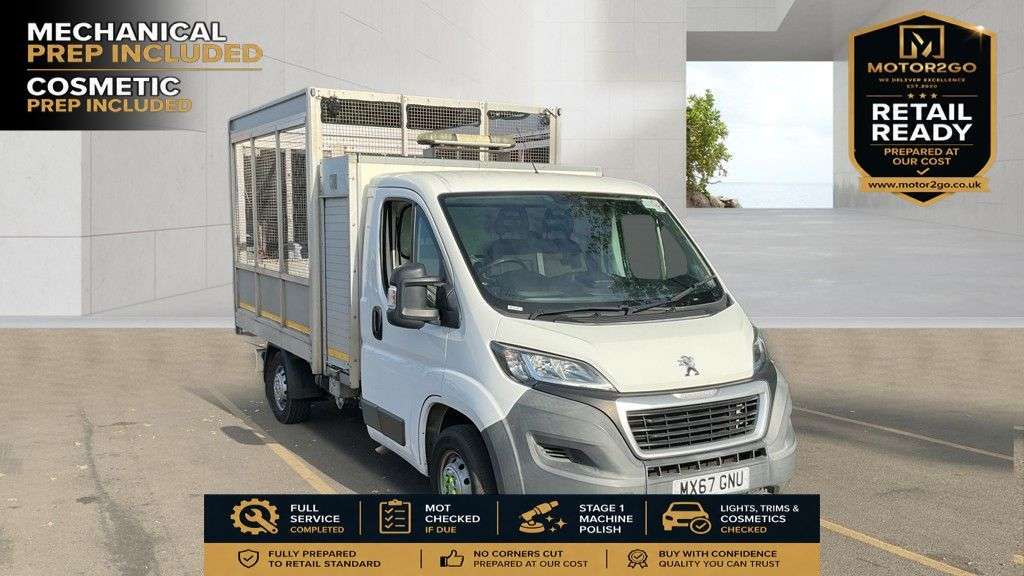 A 2018 PEUGEOT BOXER 2.0 BlueHDi 335 Chassis Cab 2dr Diesel Manual L2 Euro 6 (130 ps) NO VAT-ULE A 2018 PEUGEOT BOXER 2.0 BlueHDi 335 Chassis Cab 2dr Diesel Manual L2 Euro 6 (130 ps) NO VAT-ULE