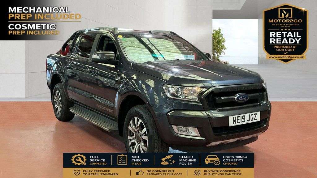 A 2019 FORD RANGER 3.2 TDCi Wildtrak Pickup Double Cab 4dr Diesel Auto 4WD Euro 5 (200 ps) NAV A 2019 FORD RANGER 3.2 TDCi Wildtrak Pickup Double Cab 4dr Diesel Auto 4WD Euro 5 (200 ps) NAV