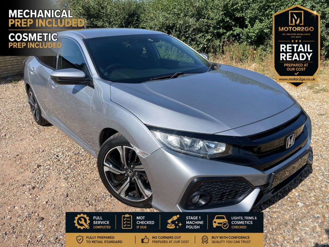 A 2018 HONDA CIVIC 1.0 VTEC Turbo SR Hatchback 5dr Petrol Manual Euro 6 (s/s) (129 ps) NEW WET A 2018 HONDA CIVIC 1.0 VTEC Turbo SR Hatchback 5dr Petrol Manual Euro 6 (s/s) (129 ps) NEW WET