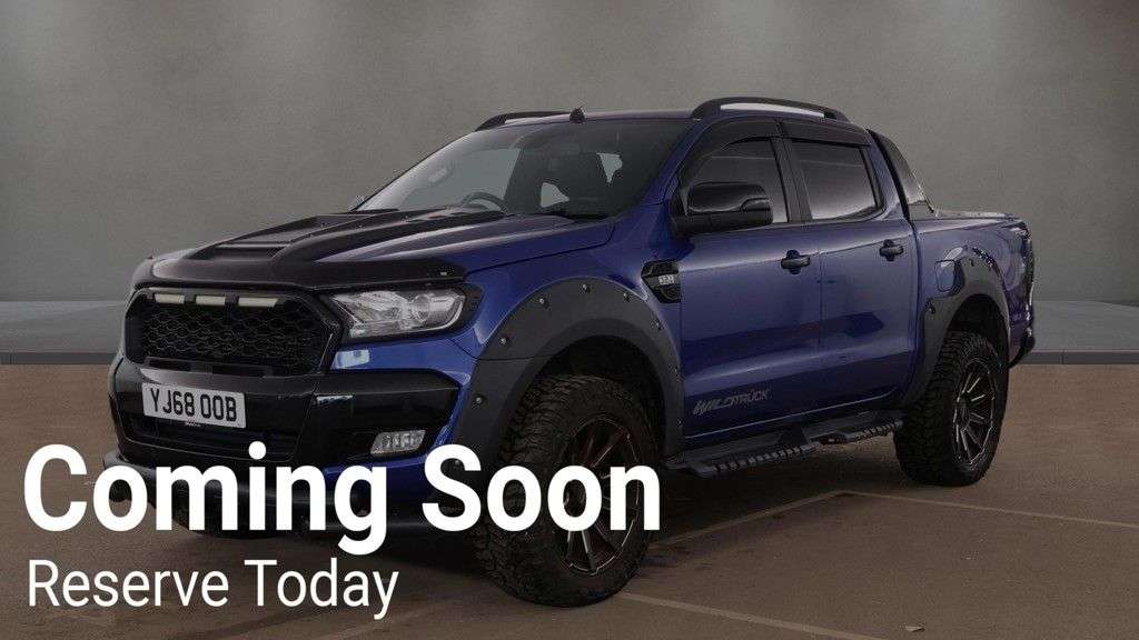 A 2018 FORD RANGER 3.2 TDCi Wildtrak Pickup Double Cab 4dr Diesel Auto 4WD Euro 5 (200 ps) RAR A 2018 FORD RANGER 3.2 TDCi Wildtrak Pickup Double Cab 4dr Diesel Auto 4WD Euro 5 (200 ps) RAR