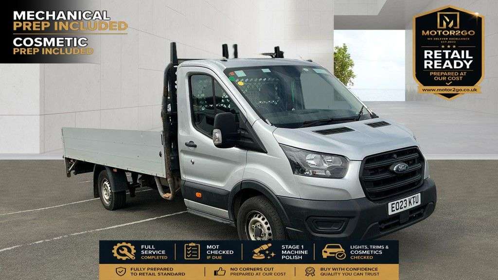 A 2023 FORD TRANSIT 2.0 350 EcoBlue HD Leader Chassis Cab 2dr Diesel Manual RWD L4 Euro 6 (s/s) A 2023 FORD TRANSIT 2.0 350 EcoBlue HD Leader Chassis Cab 2dr Diesel Manual RWD L4 Euro 6 (s/s)