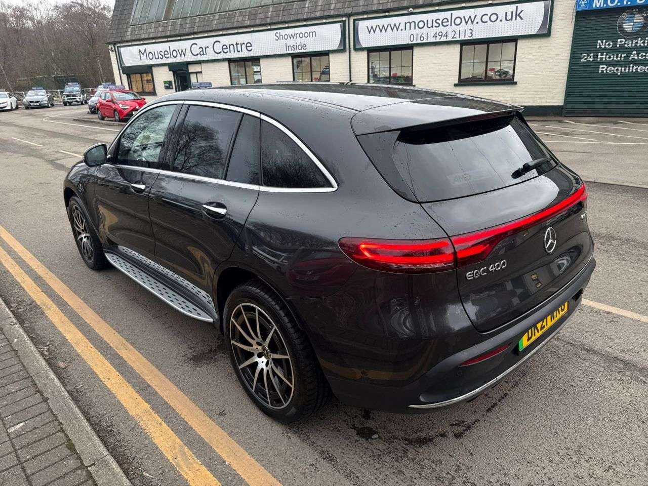 A 2021 MERCEDES-BENZ EQC EQC 400 80kWh AMG Line SUV 5dr Electric Auto 4MATIC (408 ps) A 2021 MERCEDES-BENZ EQC EQC 400 80kWh AMG Line SUV 5dr Electric Auto 4MATIC (408 ps)
