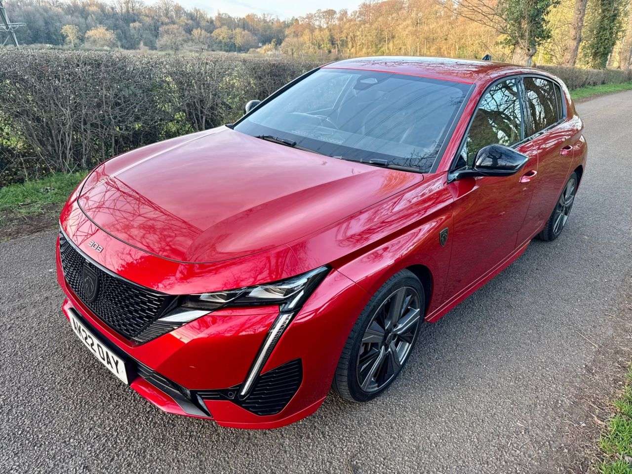 A 2022 PEUGEOT 308 1.6 12.4kWh GT Premium Hatchback 5dr Petrol Plug-in Hybrid e-EAT Euro 6 (s/ A 2022 PEUGEOT 308 1.6 12.4kWh GT Premium Hatchback 5dr Petrol Plug-in Hybrid e-EAT Euro 6 (s/