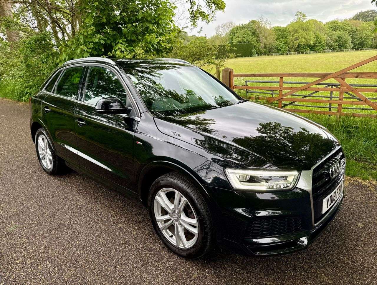 A 2018 AUDI Q3 1.4 TFSI CoD S line Edition SUV 5dr Petrol S Tronic Euro 6 (s/s) (150 ps) A 2018 AUDI Q3 1.4 TFSI CoD S line Edition SUV 5dr Petrol S Tronic Euro 6 (s/s) (150 ps)