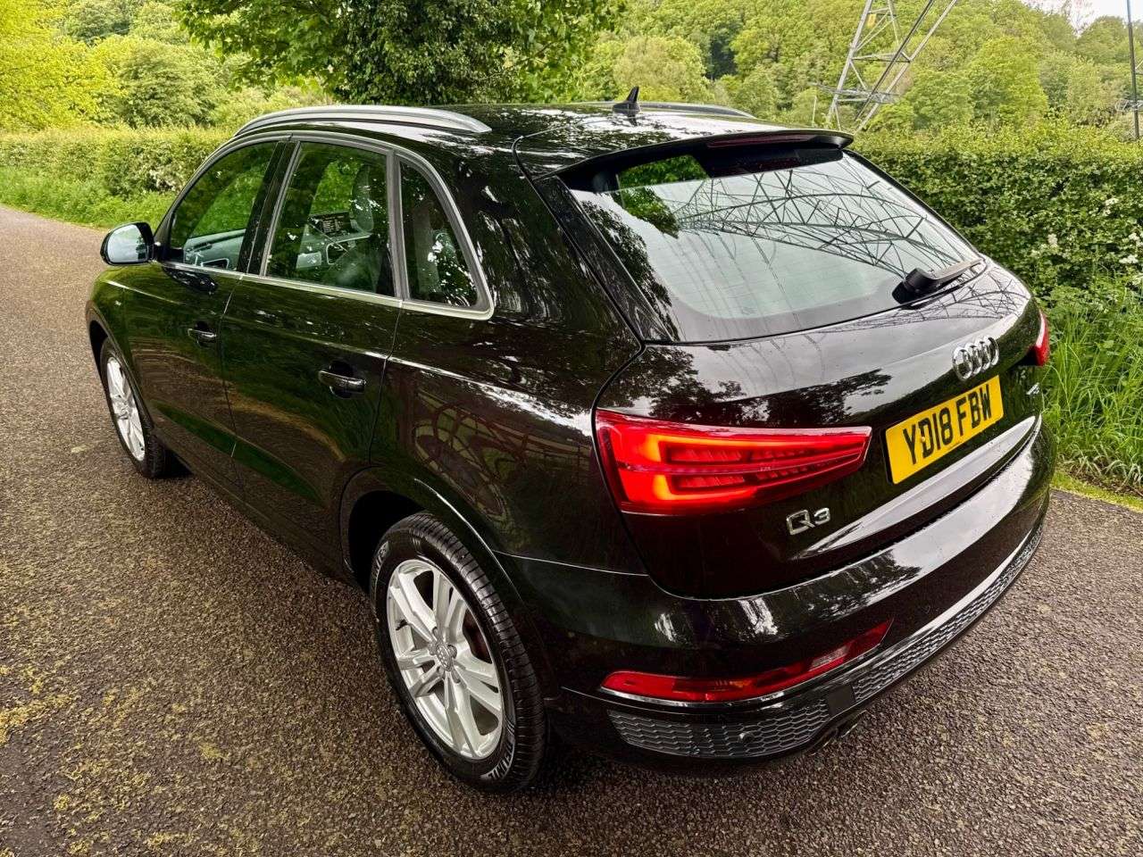 A 2018 AUDI Q3 1.4 TFSI CoD S line Edition SUV 5dr Petrol S Tronic Euro 6 (s/s) (150 ps) A 2018 AUDI Q3 1.4 TFSI CoD S line Edition SUV 5dr Petrol S Tronic Euro 6 (s/s) (150 ps)