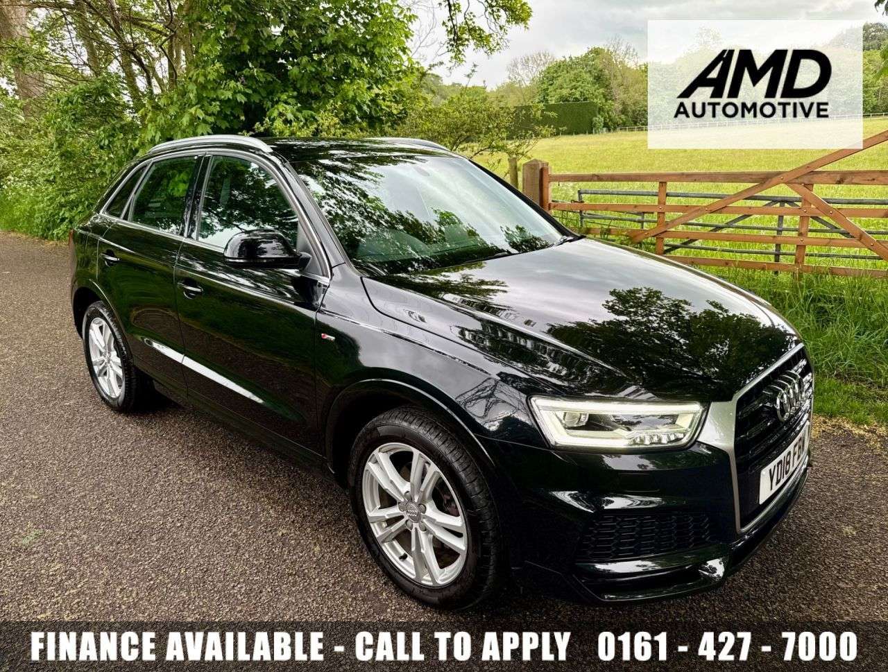 A 2018 AUDI Q3 1.4 TFSI CoD S line Edition SUV 5dr Petrol S Tronic Euro 6 (s/s) (150 ps) A 2018 AUDI Q3 1.4 TFSI CoD S line Edition SUV 5dr Petrol S Tronic Euro 6 (s/s) (150 ps)