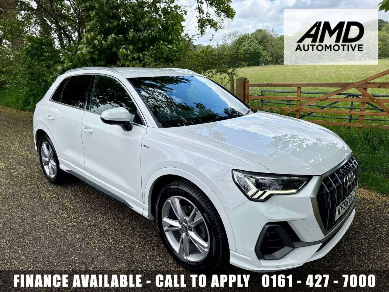 A 2019 AUDI Q3 1.5 TFSI CoD 35 S line SUV 5dr Petrol Manual Euro 6 (s/s) (150 ps) + SERVIC A 2019 AUDI Q3 1.5 TFSI CoD 35 S line SUV 5dr Petrol Manual Euro 6 (s/s) (150 ps) + SERVIC