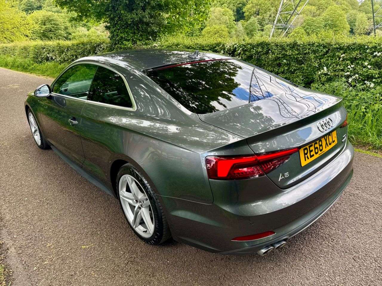 A 2018 AUDI A5 2.0 TDI 40 S line Coupe 2dr Diesel S Tronic quattro Euro 6 (s/s) (190 ps) + A 2018 AUDI A5 2.0 TDI 40 S line Coupe 2dr Diesel S Tronic quattro Euro 6 (s/s) (190 ps) +