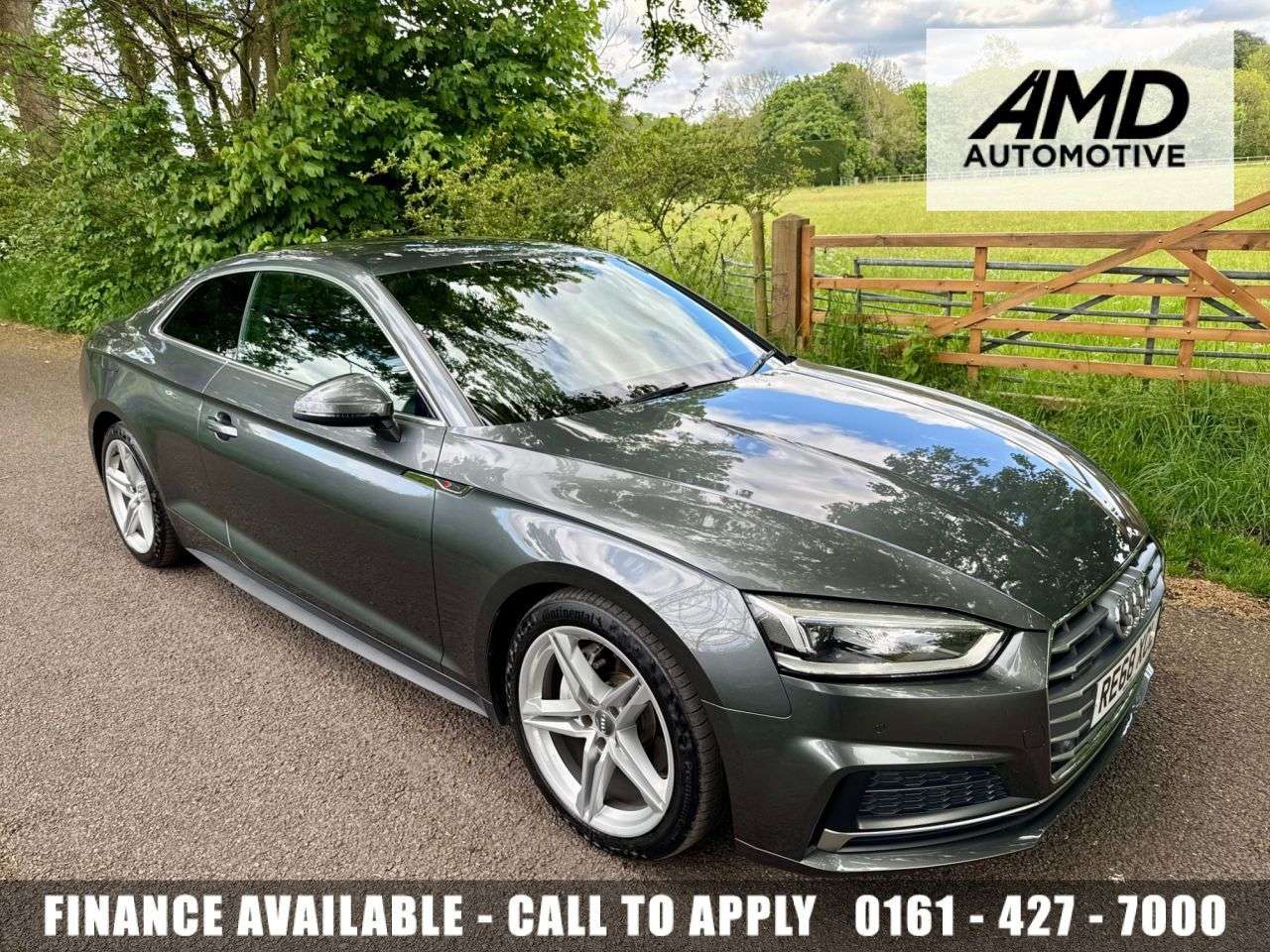 A 2018 AUDI A5 2.0 TDI 40 S line Coupe 2dr Diesel S Tronic quattro Euro 6 (s/s) (190 ps) + A 2018 AUDI A5 2.0 TDI 40 S line Coupe 2dr Diesel S Tronic quattro Euro 6 (s/s) (190 ps) +