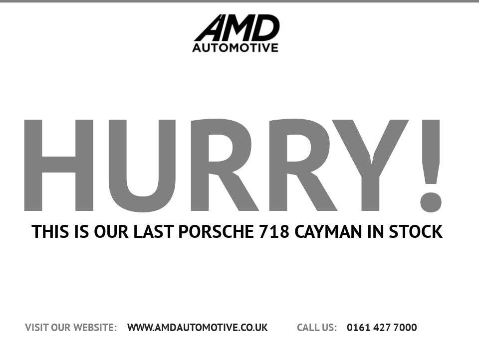 2017 PORSCHE 718 CAYMAN 2017 PORSCHE 718 CAYMAN