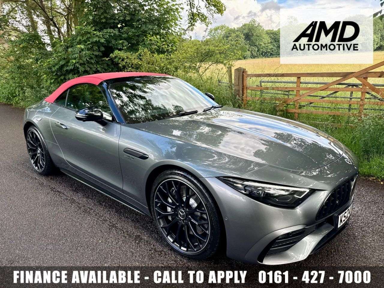A 2024 MERCEDES-BENZ SL 2.0 SL43 MHEV AMG (Premium Plus) Convertible 2dr Petrol Hybrid SpdS MCT Eur A 2024 MERCEDES-BENZ SL 2.0 SL43 MHEV AMG (Premium Plus) Convertible 2dr Petrol Hybrid SpdS MCT Eur