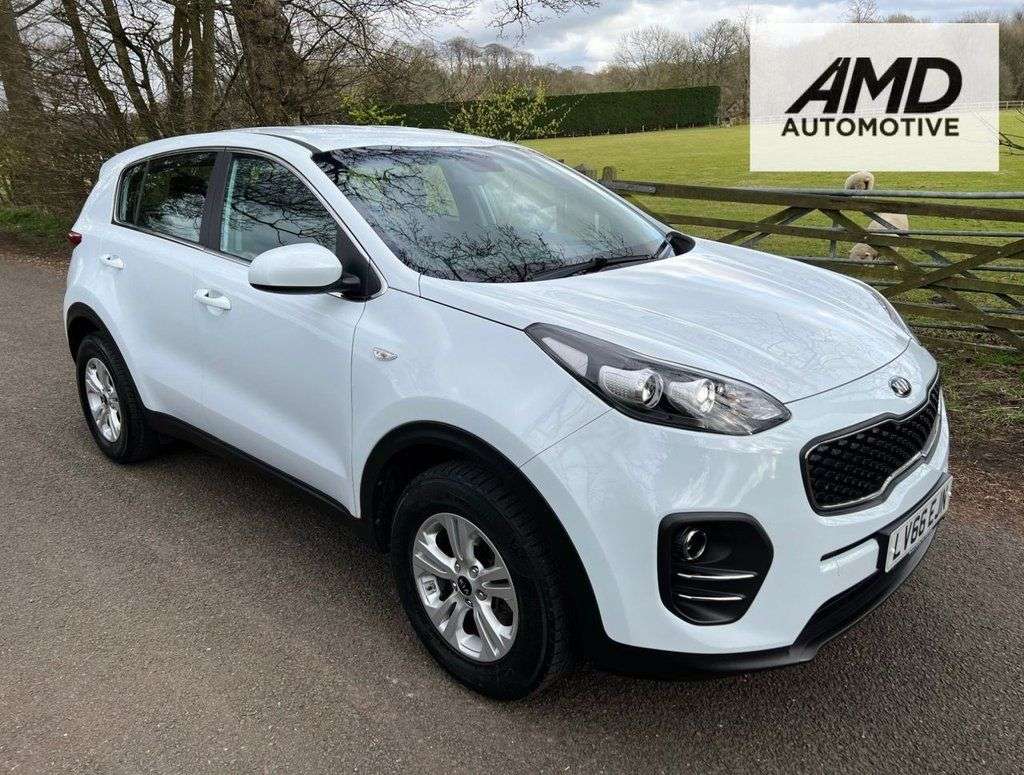 A 2016 KIA SPORTAGE 1.6 GDi 1 SUV 5dr Petrol Manual Euro 6 (130 bhp) + SERVICE HISTORY + BLUETO A 2016 KIA SPORTAGE 1.6 GDi 1 SUV 5dr Petrol Manual Euro 6 (130 bhp) + SERVICE HISTORY + BLUETO
